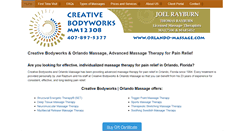 Desktop Screenshot of orlando-massage.com