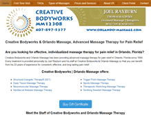 Tablet Screenshot of orlando-massage.com